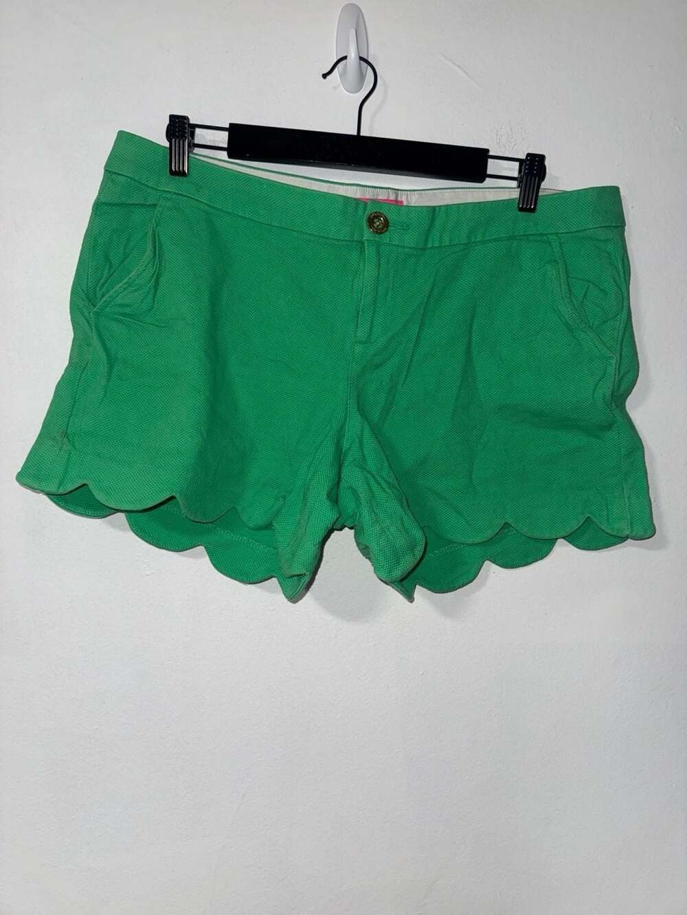 Lilly Pulitzer Callahan Scalloped Shorts Size 14